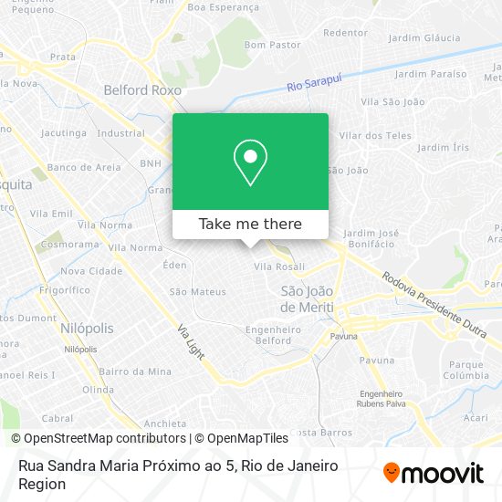 Rua Sandra Maria Próximo ao 5 map