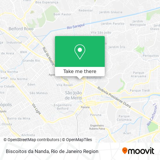 Biscoitos da Nanda map