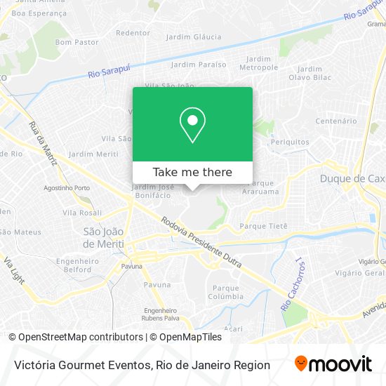 Victória Gourmet Eventos map