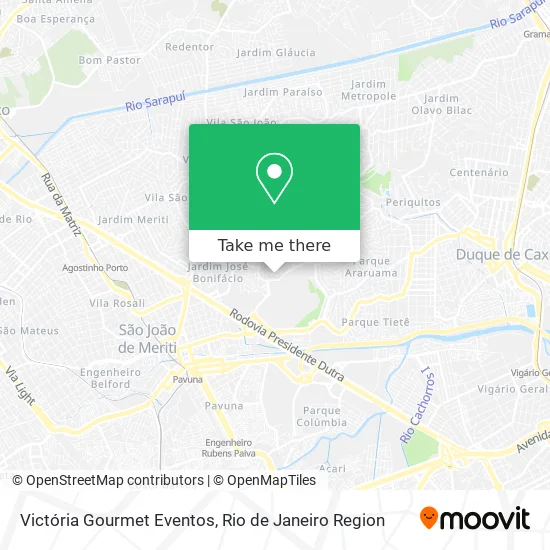 Victória Gourmet Eventos map