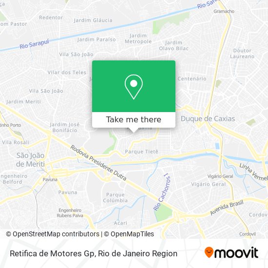 Retifica de Motores Gp map