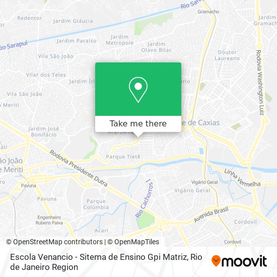 Escola Venancio - Sitema de Ensino Gpi Matriz map