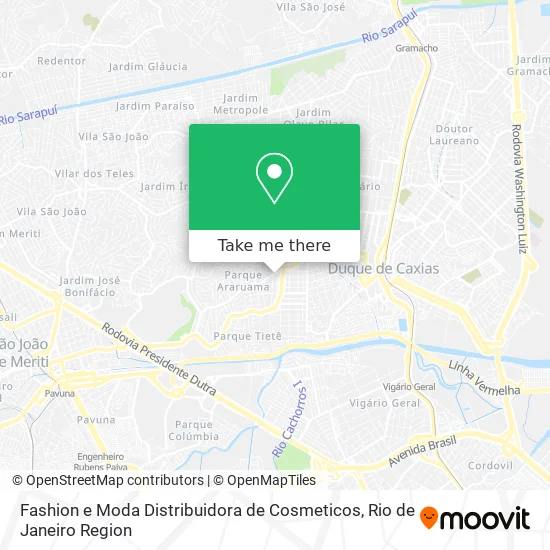 Fashion e Moda Distribuidora de Cosmeticos map