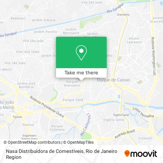 Nasa Distribuidora de Comestiveis map