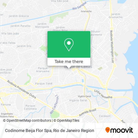 Codinome Beija Flor Spa map