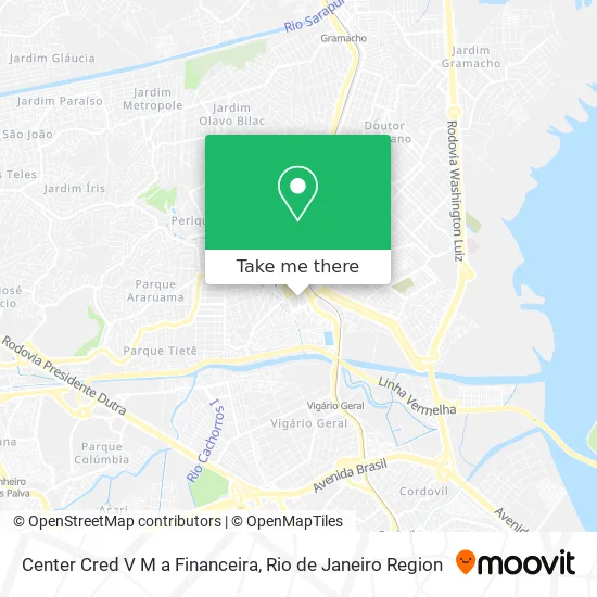 Center Cred V M a Financeira map