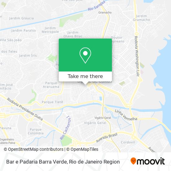 Bar e Padaria Barra Verde map