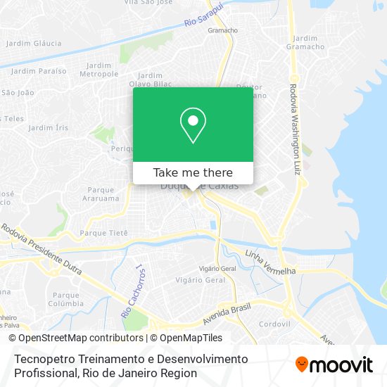 Tecnopetro Treinamento e Desenvolvimento Profissional map