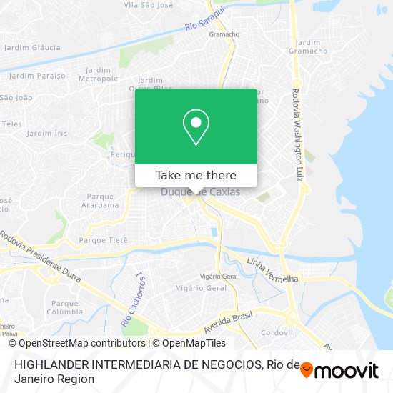HIGHLANDER INTERMEDIARIA DE NEGOCIOS map
