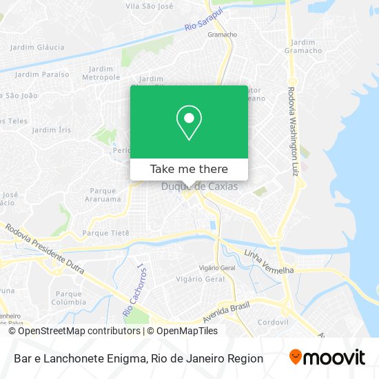 Bar e Lanchonete Enigma map