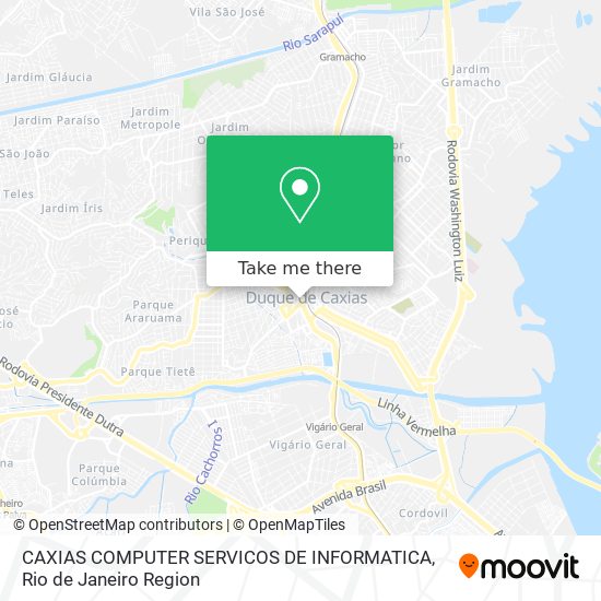 CAXIAS COMPUTER SERVICOS DE INFORMATICA map