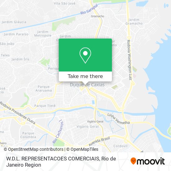 W.D.L. REPRESENTACOES COMERCIAIS map