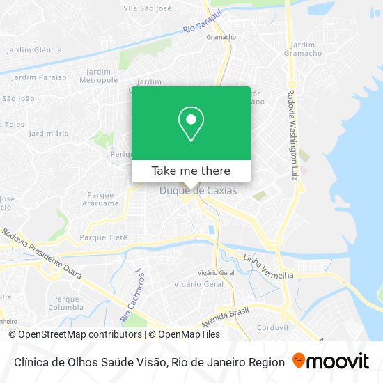 Clínica de Olhos Saúde Visão map