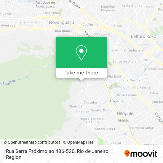 Rua Serra Próximo ao 486-520 map