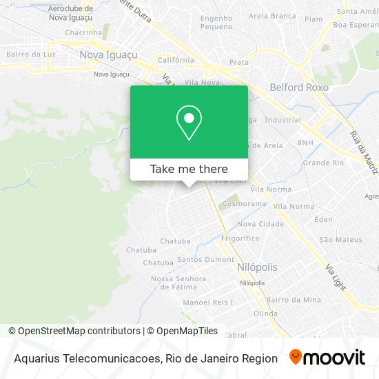 Mapa Aquarius Telecomunicacoes