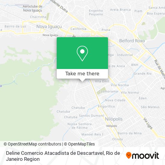 Deline Comercio Atacadista de Descartavel map