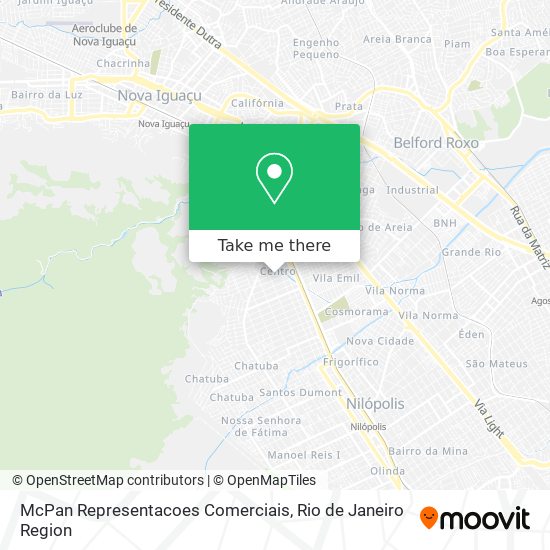 Mapa McPan Representacoes Comerciais