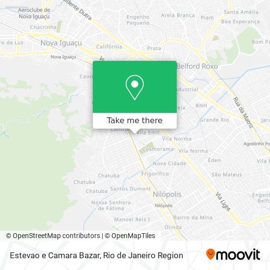 Estevao e Camara Bazar map