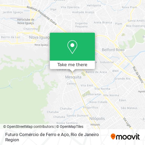 Futuro Comércio de Ferro e Aço map