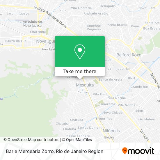 Bar e Mercearia Zorro map