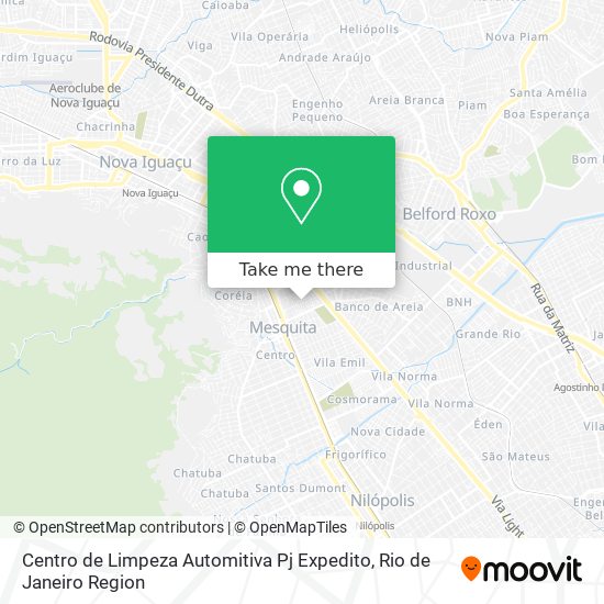 Mapa Centro de Limpeza Automitiva Pj Expedito