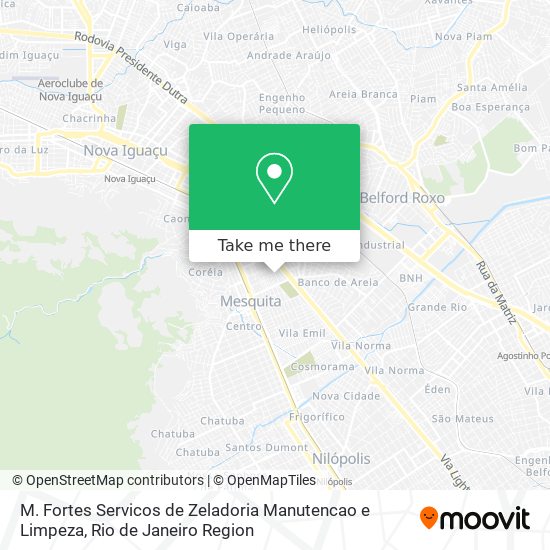 M. Fortes Servicos de Zeladoria Manutencao e Limpeza map