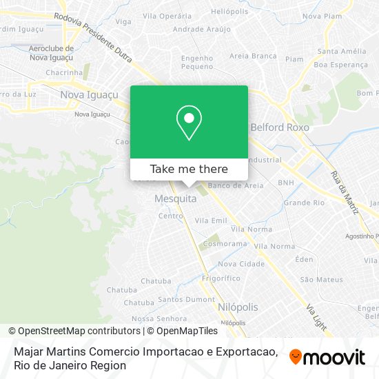 Mapa Majar Martins Comercio Importacao e Exportacao