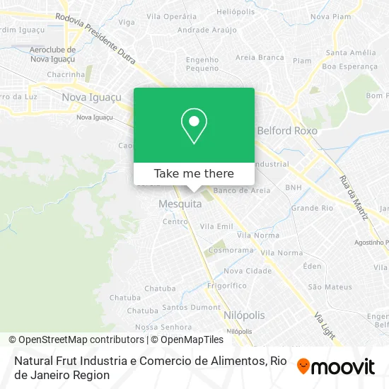 Natural Frut Industria e Comercio de Alimentos map