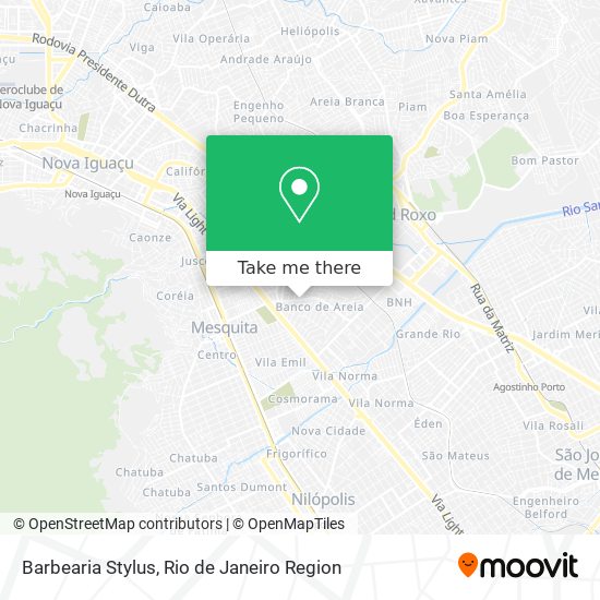 Barbearia Stylus map