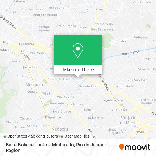 Bar e Boliche Junto e Misturado map