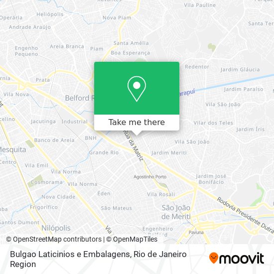 Bulgao Laticinios e Embalagens map