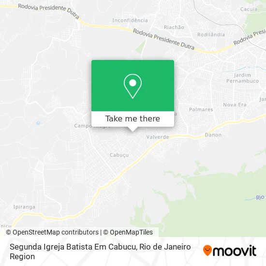 Segunda Igreja Batista Em Cabucu map