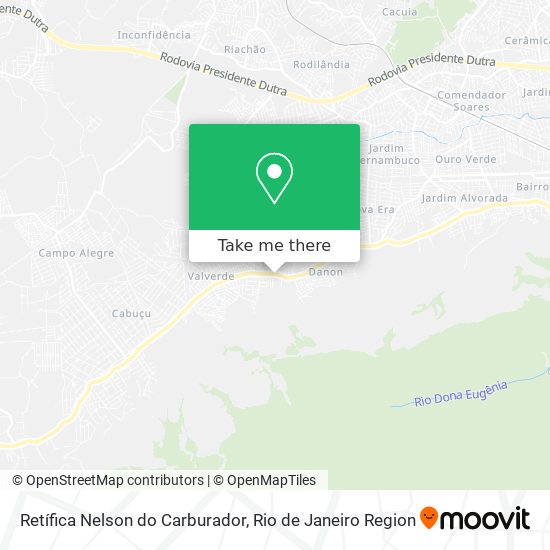 Retífica Nelson do Carburador map