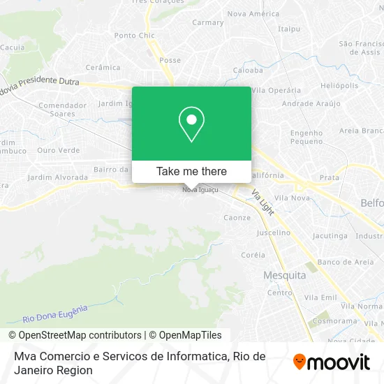 Mva Comercio e Servicos de Informatica map