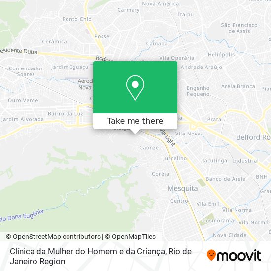 Clínica da Mulher do Homem e da Criança map