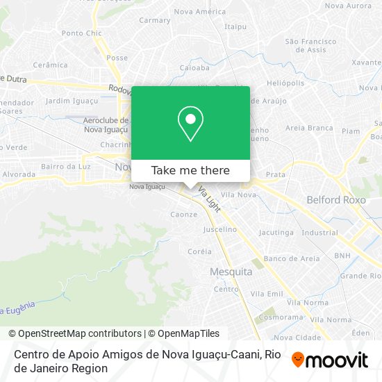 Centro de Apoio Amigos de Nova Iguaçu-Caani map