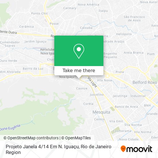 Projeto Janela 4 / 14 Em N. Iguaçu map
