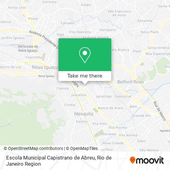Escola Municipal Capistrano de Abreu map