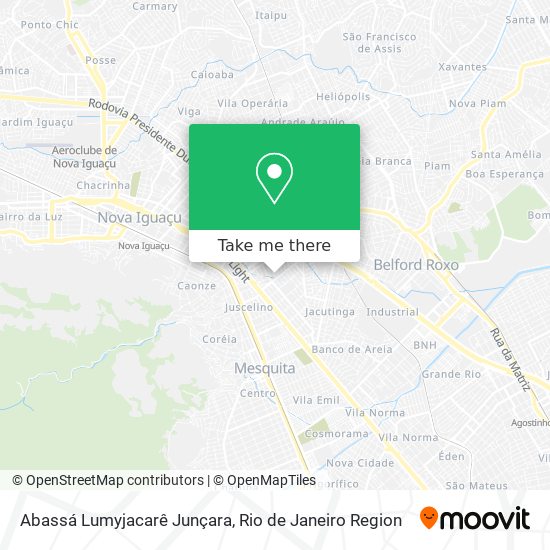 Abassá Lumyjacarê Junçara map
