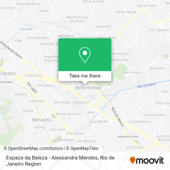 Espaço da Beleza - Alessandra Mendes map