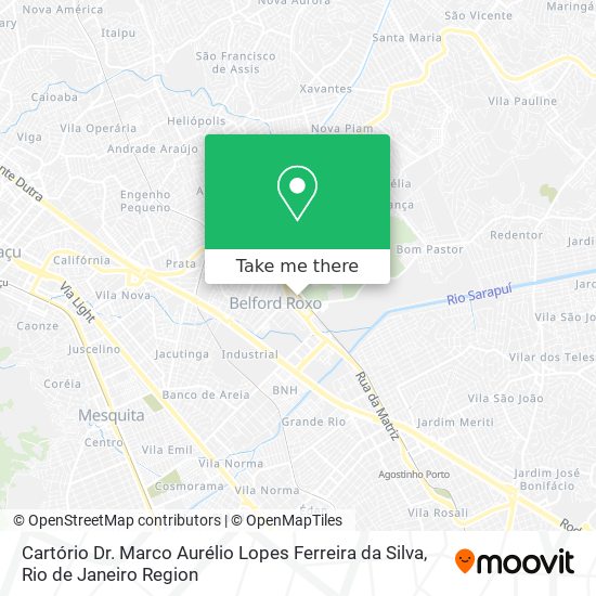 Cartório Dr. Marco Aurélio Lopes Ferreira da Silva map