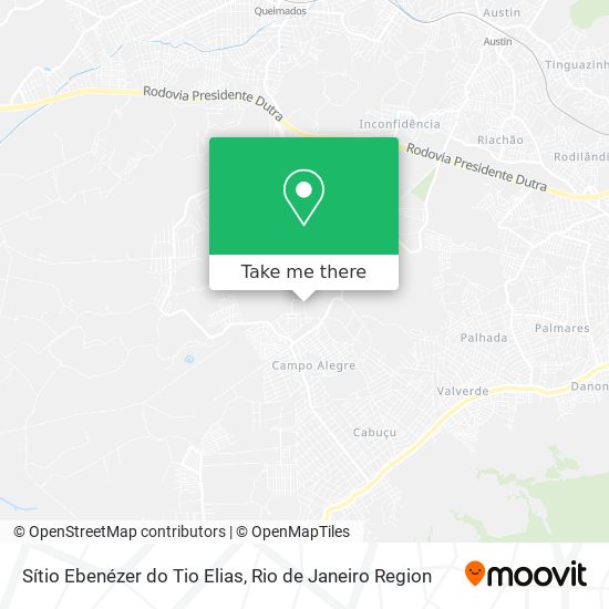Sítio Ebenézer do Tio Elias map