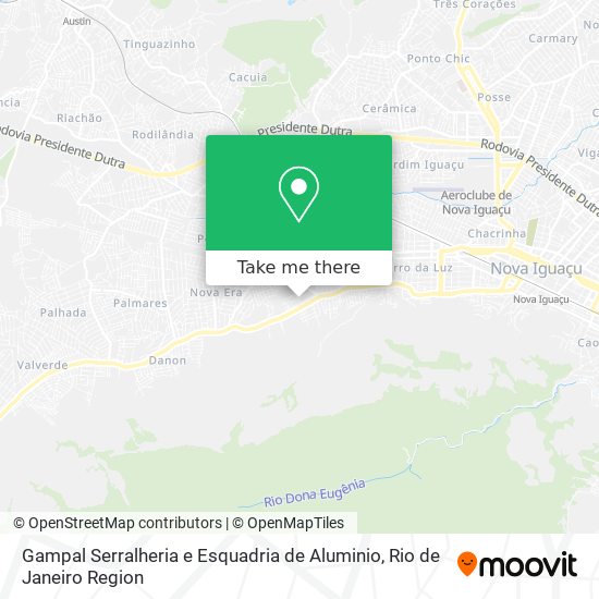 Gampal Serralheria e Esquadria de Aluminio map