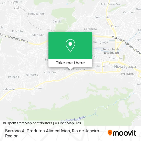 Barroso Aj Produtos Alimentícios map