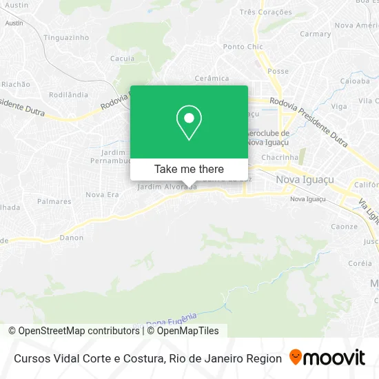 Cursos Vidal Corte e Costura map