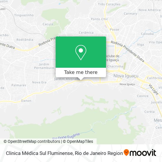 Clinica Médica Sul Fluminense map