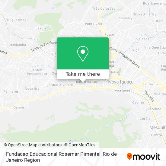 Fundacao Educacional Rosemar Pimentel map