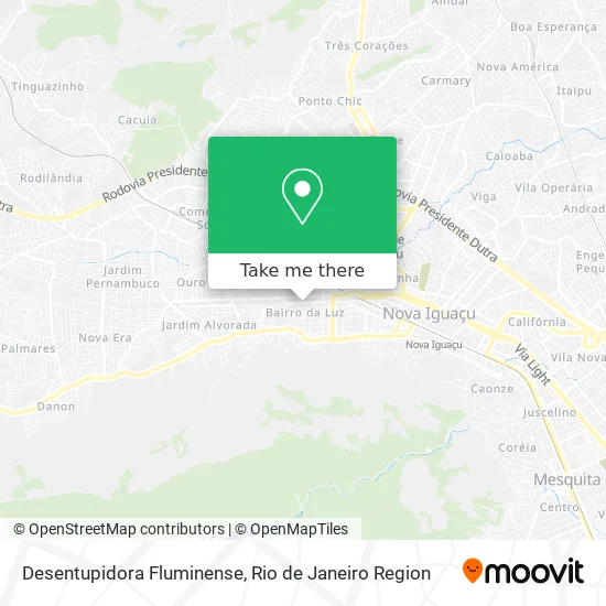 Desentupidora Fluminense map
