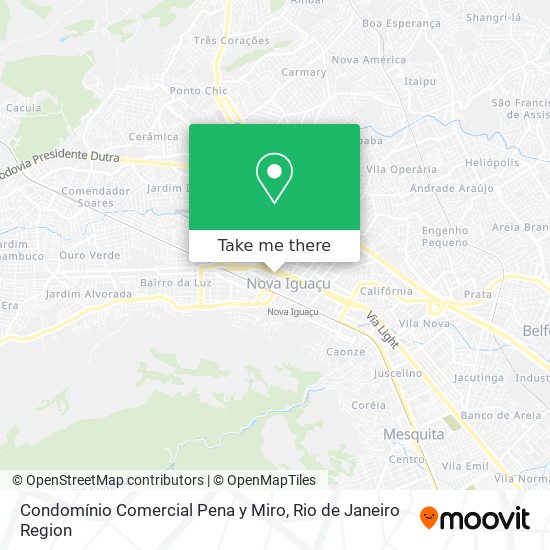 Mapa Condomínio Comercial Pena y Miro