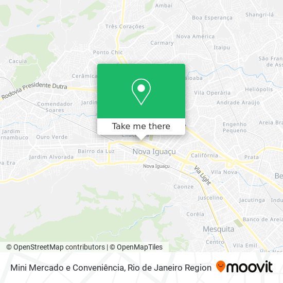 Mini Mercado e Conveniência map